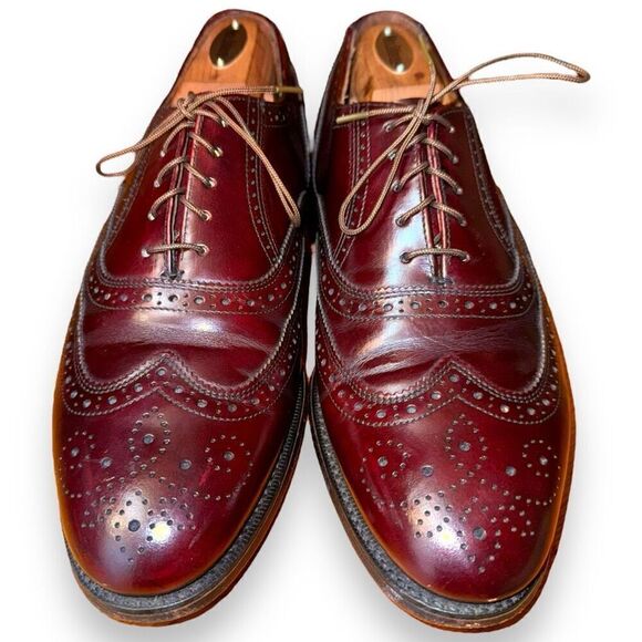 Hanover Handmade in USA Wingtip Oxford Dress Shoes 9.5 - Picture 2 of 10